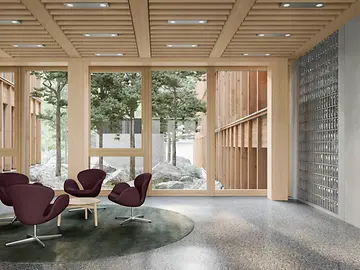 Neubau Altenbach Vaduz Foyer