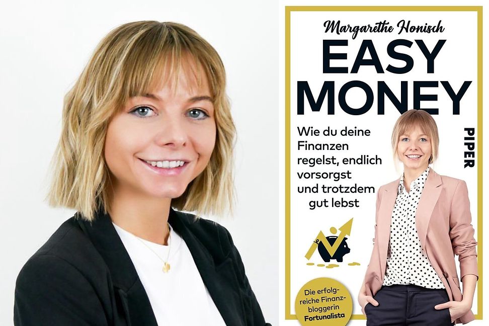 Margarethe Honisch and her book "Easy Money"