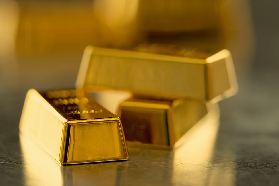A picture of gold bars