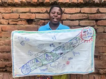 Die Teilnehmerin Mary Kunje ist ein FALS@Scale Champion.