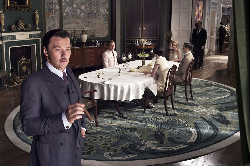 Filmszene von The Great Gatsby: Ein Lunch zu viert