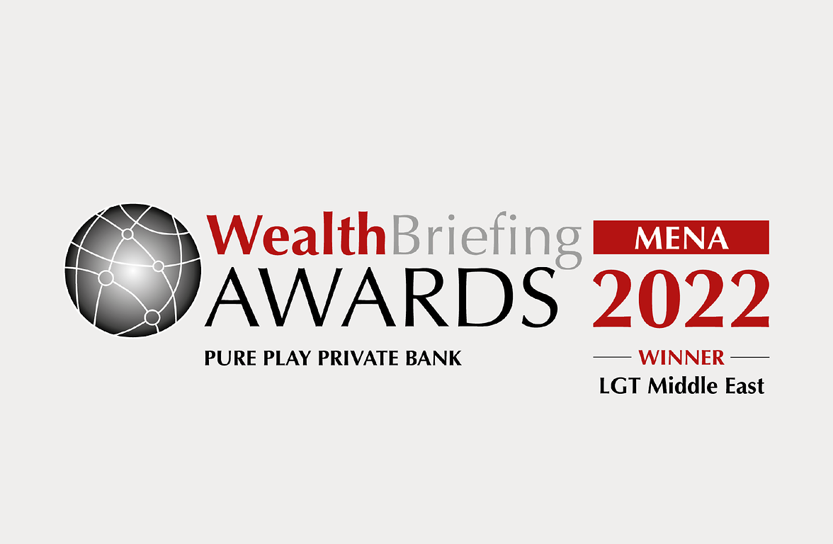 Logo der Auszeichnung WealthBriefing MENA Awards