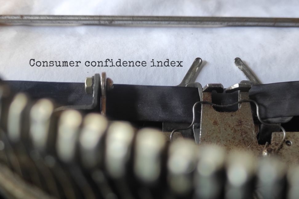 Consumer Confidence typewriter