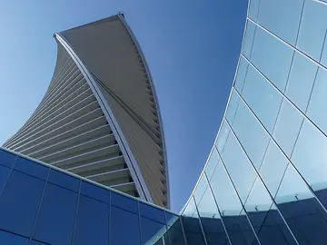 Moderne Architektur und Gebäude im Finanzzentrum
