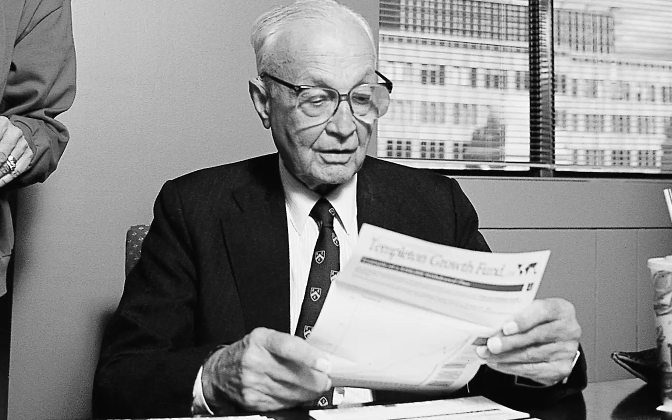 Sir John Templeton, mutual fund investor