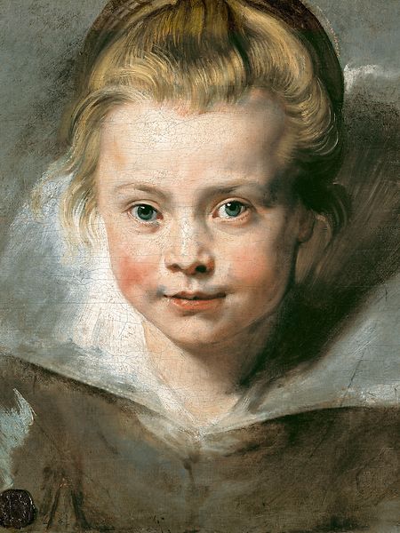 “Portrait of Clara Serena Rubens”, a work by Peter Paul Rubens