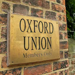 Oxford Union the famous debating society in the historic city of Oxford.