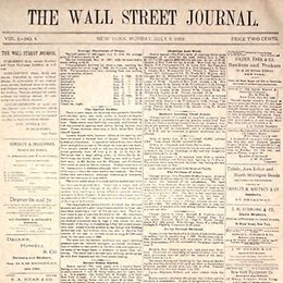 Dow Jones Wall Street