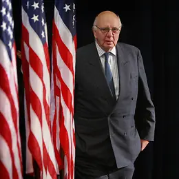 Paul Volcker, former chairman of the Federal Reserve