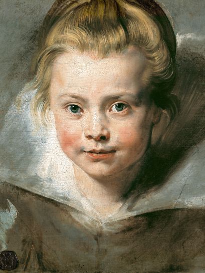 Peter Paul Rubens 畫作「Clara Serena Rubbens 肖像」