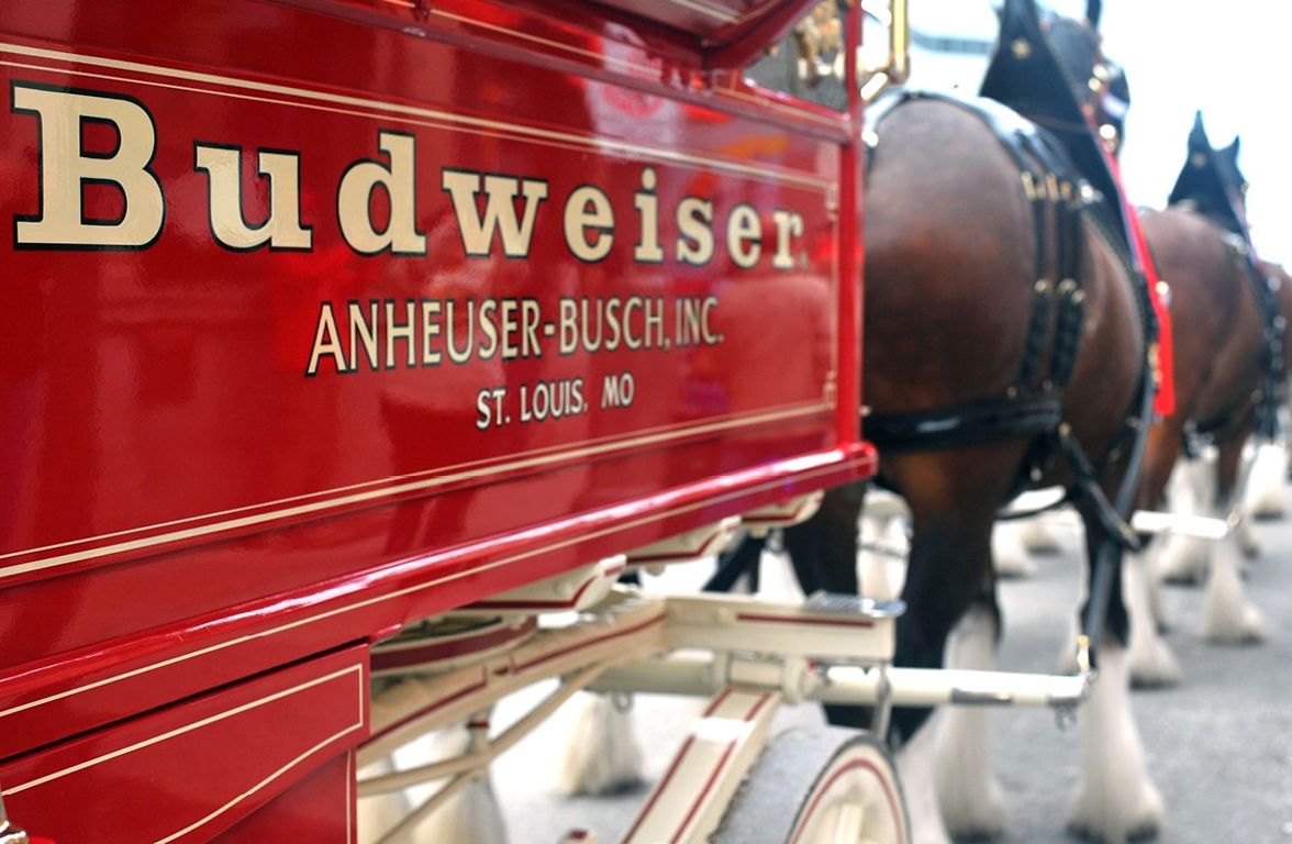 Früheres Familienunternehmen Anheuser-Busch - Tradition als Verkaufsargument.