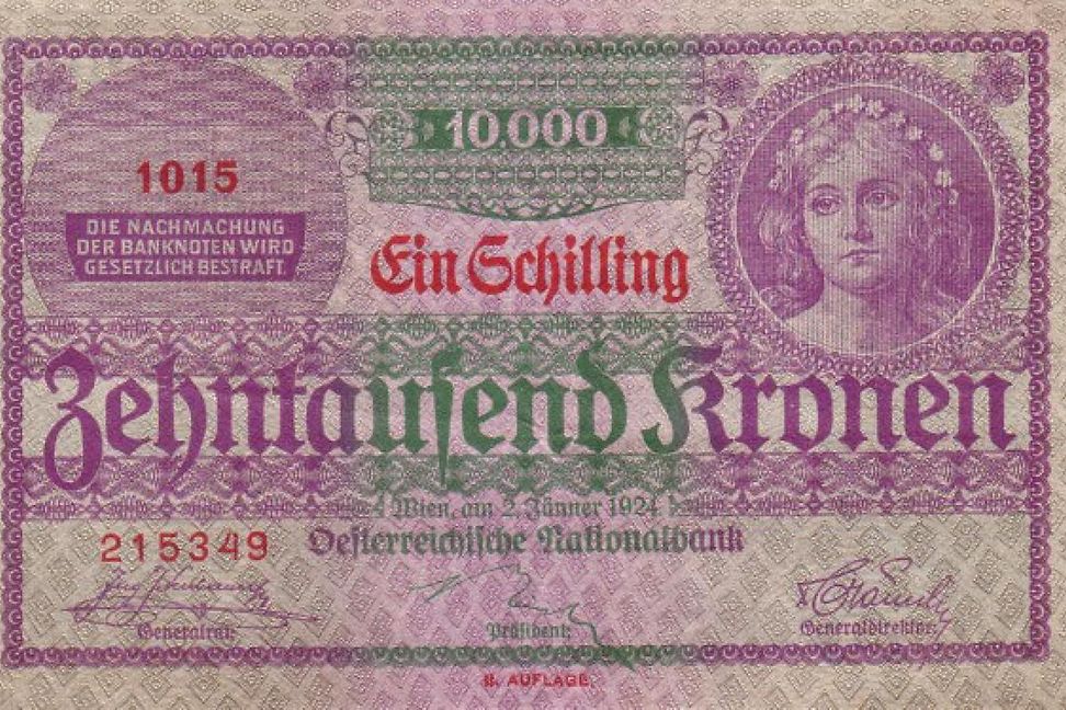 Die frühere österreichische Währung