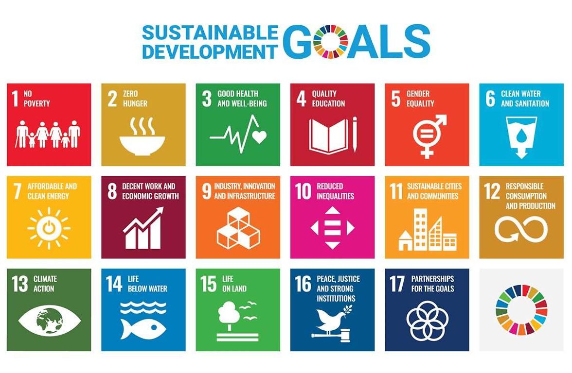 Visual of the United Nation's Suastainable Development Goals (SDG)